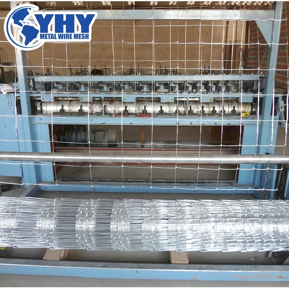 Heavy duty zinc coating PVC Coated 50m 150m roll high Strength Galvanized 6foot 72inch fixed knot field fence