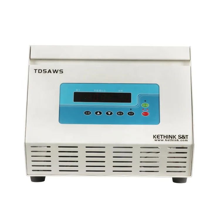 laboratory centrifuge KETHINK KT-TD5AWS low speed swing out rotor centrifuge 5000 rpm with CE ISO