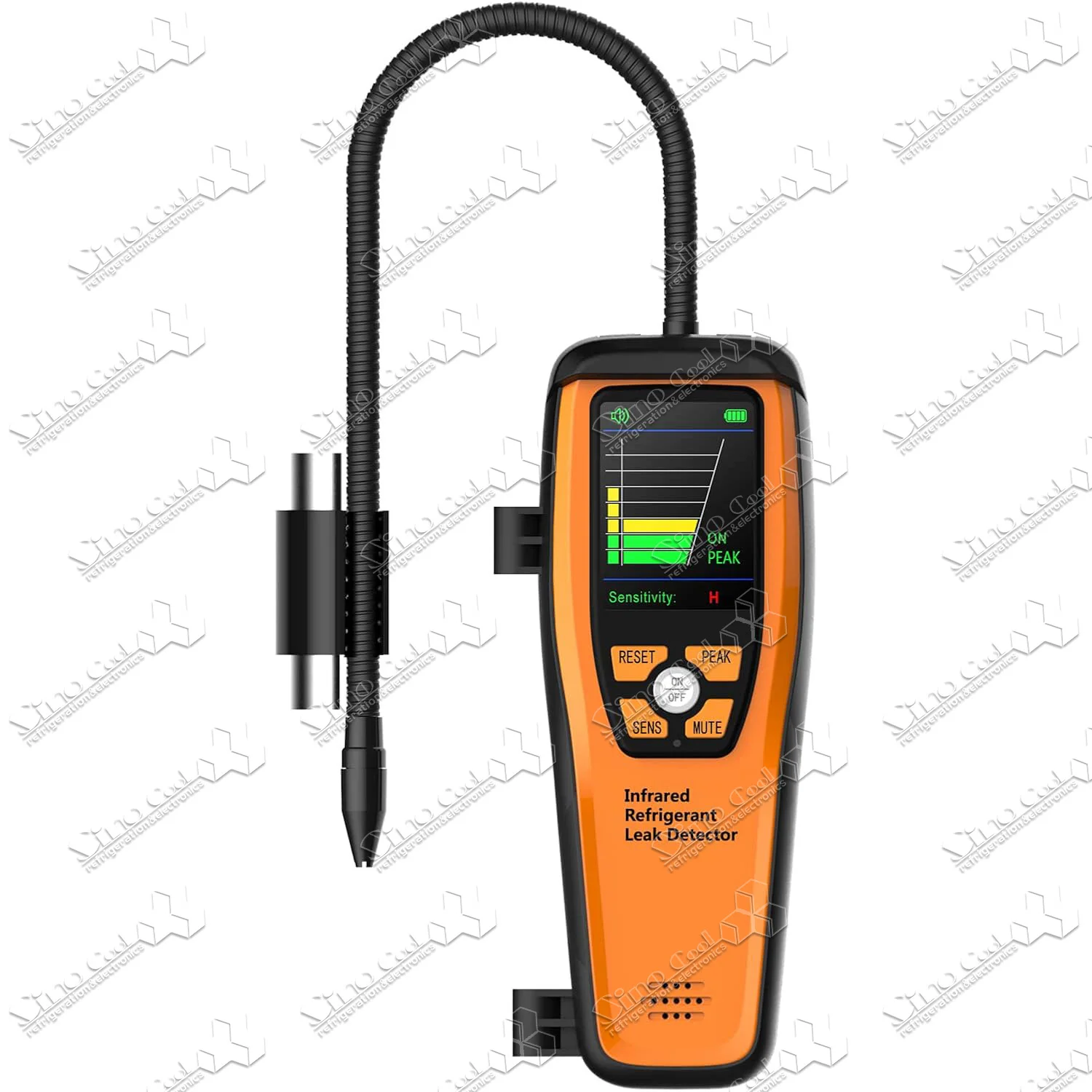 Детектор утечки хладагента Elitech HVAC галогенный фреон обнаружение кондиционера автомобильный ILD-200