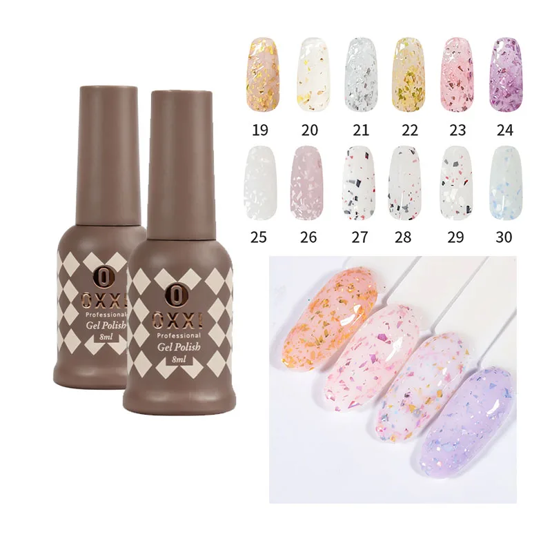 OXXI Private Label 15ml Soak Off Uv Gel Nail Polish Custom Color Long Lasting Esmalte Permanentes Gel Nail Polish