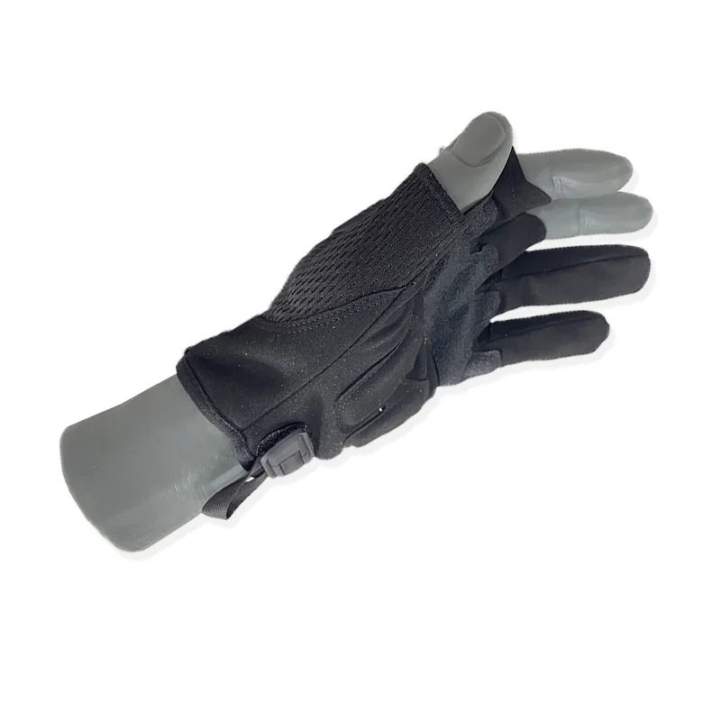 Custom Logo Durable Safety Work Hard Knuckle Anti-Slip Tactical Gloves Foam Pad High Impact Black Outdoor Use