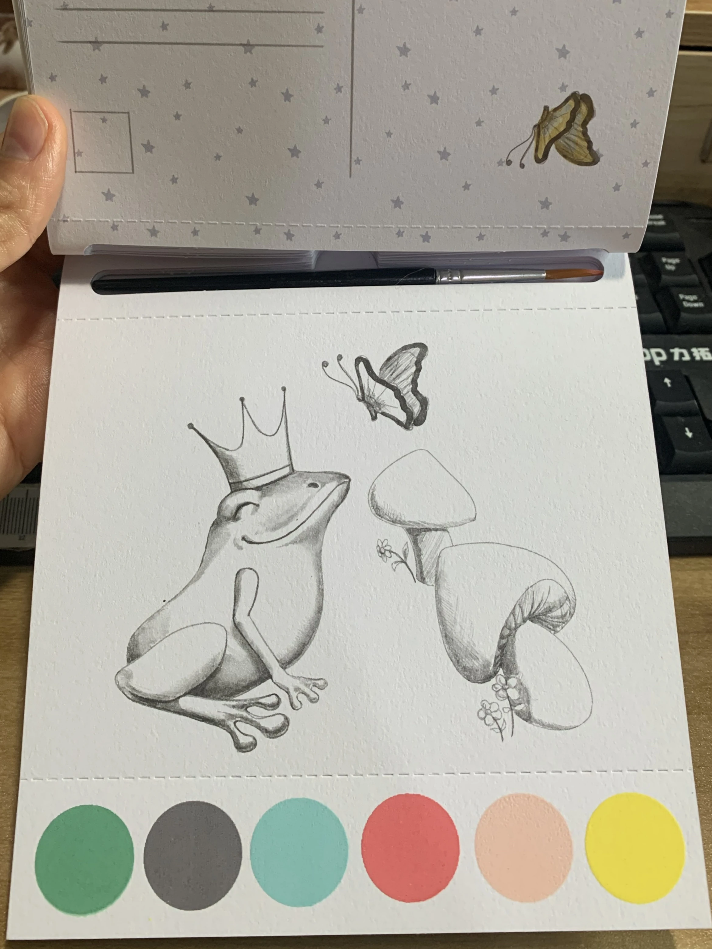 OEM Novelty DIY Seven chosen Paint water coloring books