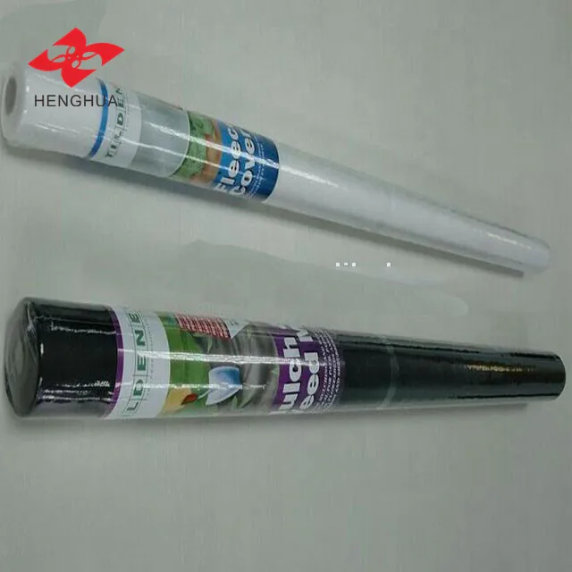 Henghua 80gsm anti-UV PP spun-bonded non woven fabric polypropylene fabric roll for plant cover ground cover weed control