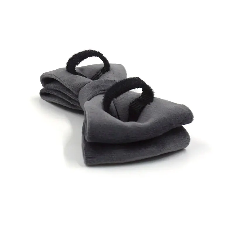 2024 new products ideas fashion adjustable dog harness high quality cute dark grey velvet designer harness for dogs pet leashes