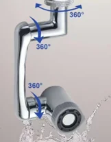 Swivel Robotic Arm Swivel Extension Faucet Aerator Rotatable Extension Faucet Aerator Faucet Extension Shower Head Aerator