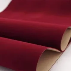 Black self-adhesive back viscose drawer decoration box lining packing pile flocking flannel back lining environmental fabric