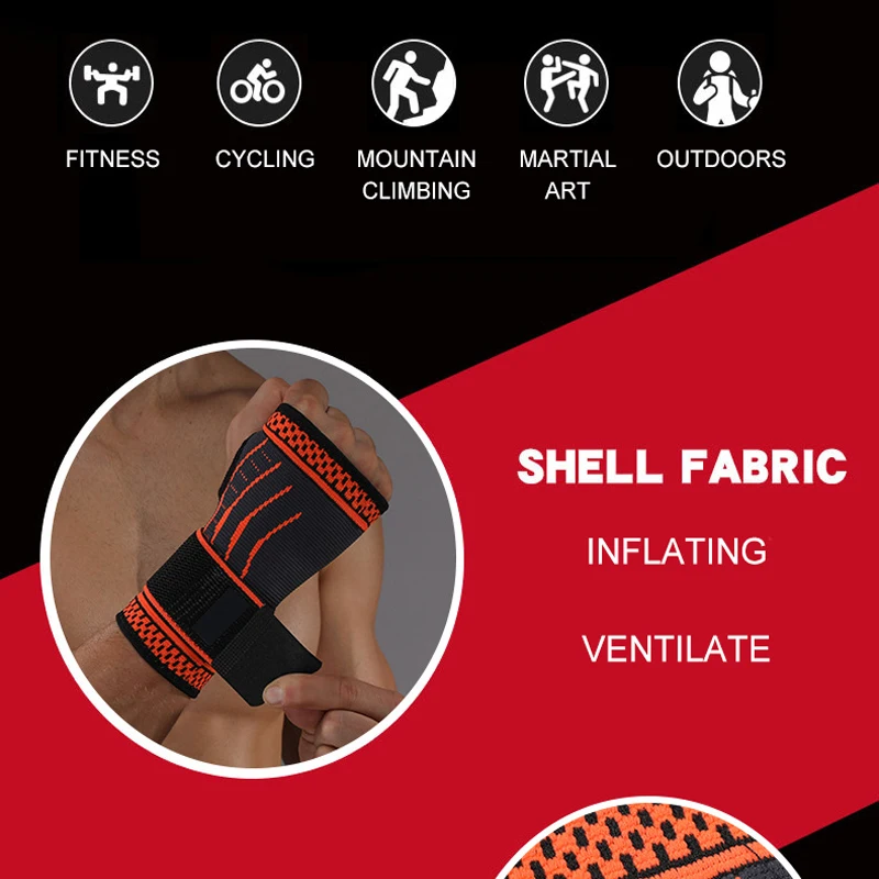 ProCircle Medical Compression Wrist Pain Relief Sleeve for Men and Women Bandage Hands Support