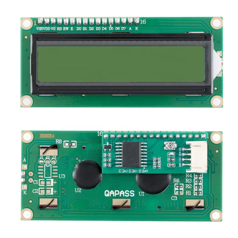 LCD Display 5V Solder Pin PCF8574 IIC I2C Module PH2.0 Interface LCD1602A LCD2004A