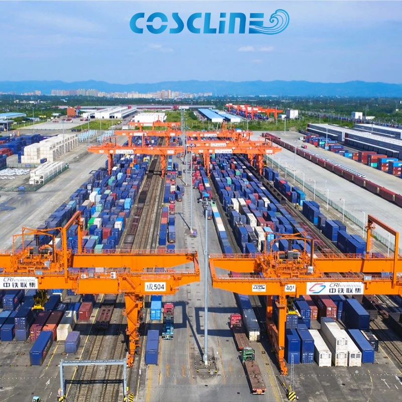 Coscline International Freight Forwarder Railway Freight Shipping To Germany Netherlands