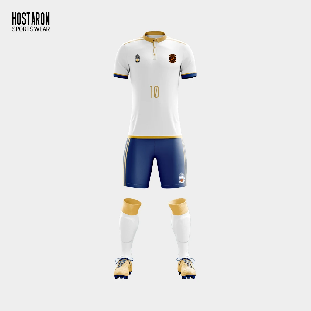 HOSTARON White And Blue Pink Colore Orange School Short Vintage Soccer Goalie Jersey Blanks Youth Futbol Junior Plain T Shirt