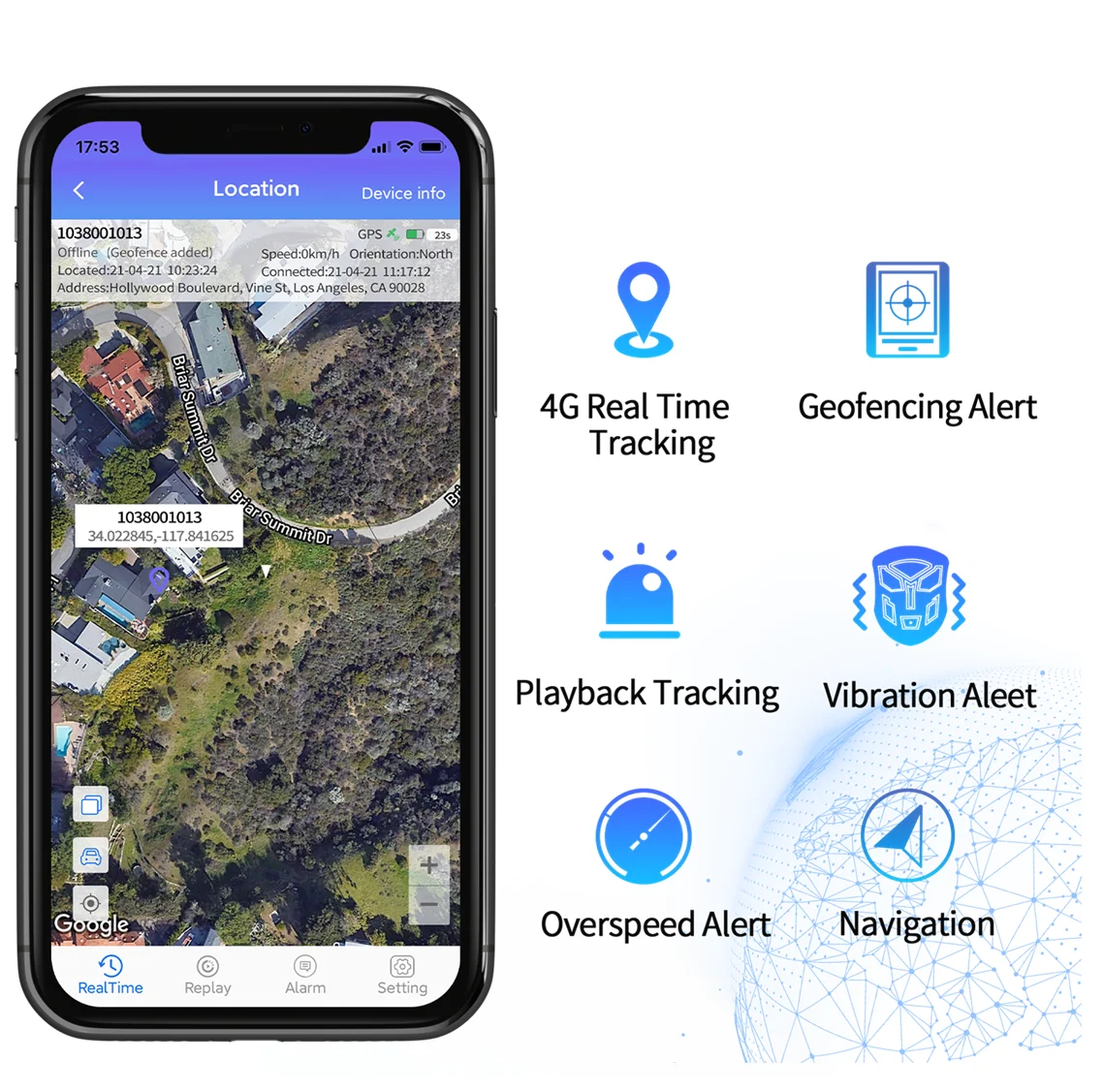 Магнитное портативное устройство отслеживания автомобиля 4G, водонепроницаемый мини GPS 4G, детский трекер
