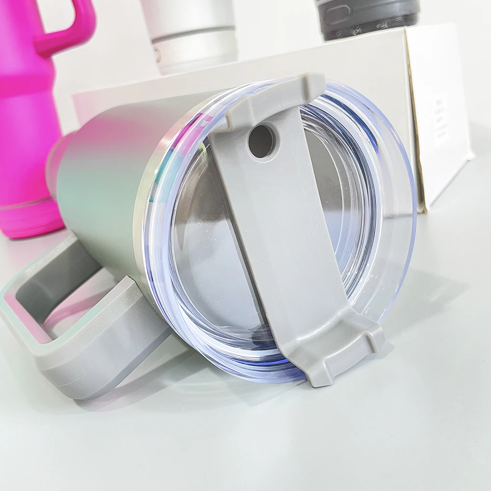 powder coated wireless speaker tumbler stainless steel vacuum Insulation Colorful 40oz Music Speaker Tumbler Cup with Lid