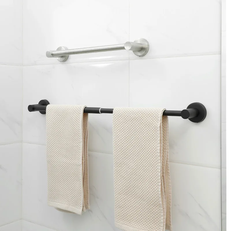 Аксессуары для ванной комнаты ржавчина настенная вешалка полотенец Регулируемый 304 держатель из нержавеющей стали