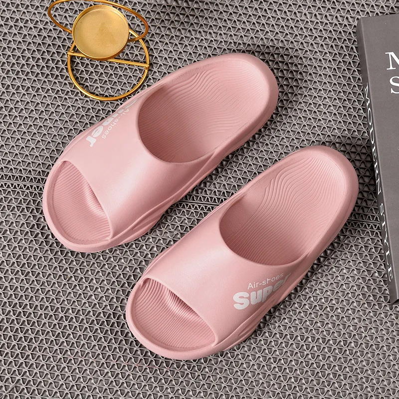 
New Fashion One-line Shoes Shit Feeling Multicolor Inside and Outside Wear Home Slippers 