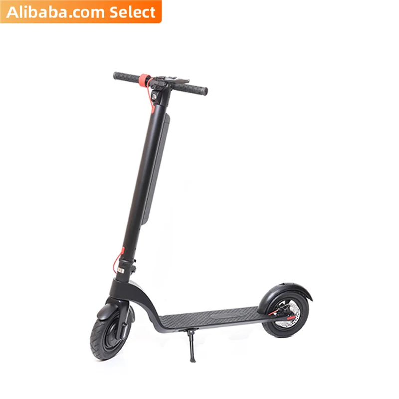 
Alibaba select 10 inch Two Wheels Motor Removable Battery Folding Powered Off Road Electric Scooter 