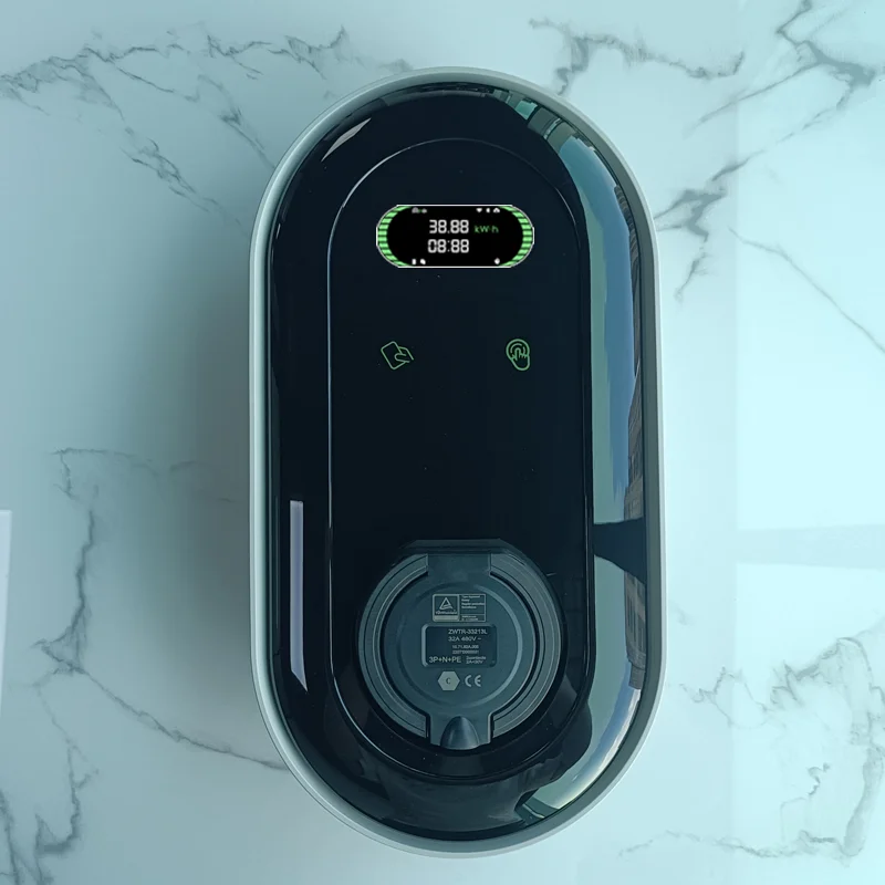 32a ev car manufacturers ac 220v rfid 4g home wallbox charger ev type 2 wallbox 7kw