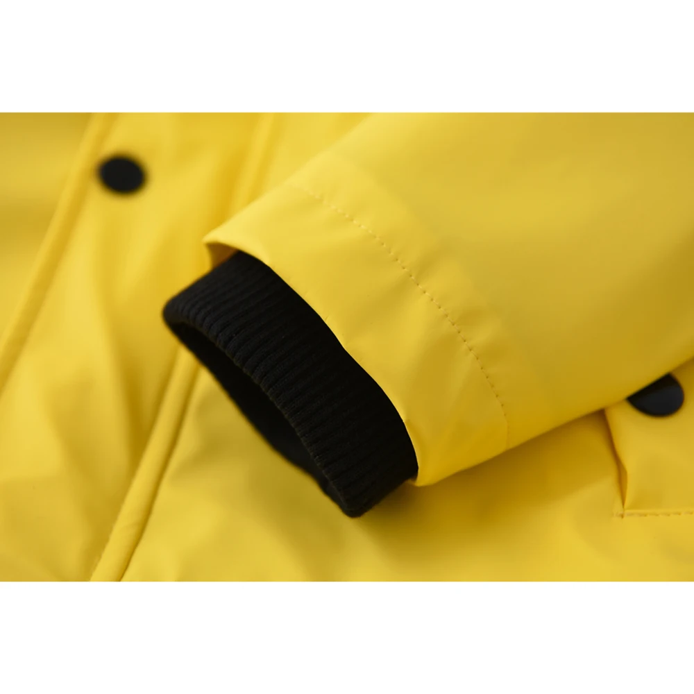 Girls Waterproof Hooded Jackets Cotton Lined Rain Jackets Children Outwear Jacket Raincoat Manufacturer