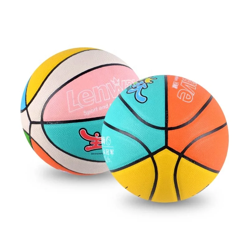 Бренд Lenwave, баскетбольный мяч, размер 4, цветной баскетбольный мяч из полиуретана с индивидуальным принтом (60467681369)