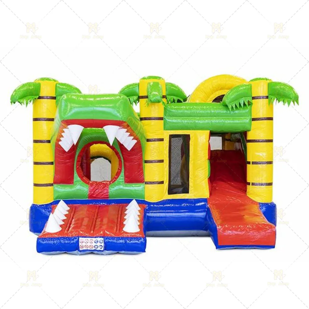 2023  Commercial Outdoor Crocodile Inflatable Bouncy Castle with Slide Jumping House for sale