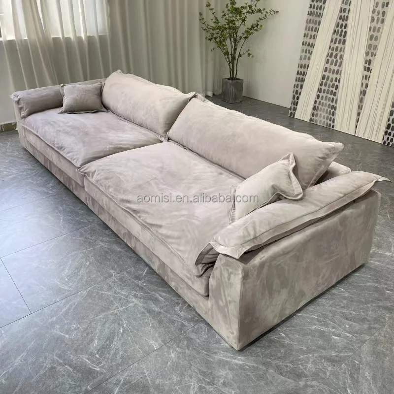 High quality couch hotel furniture sponge sofa sets modern Modular leather sofas and couches living room furniture for villa