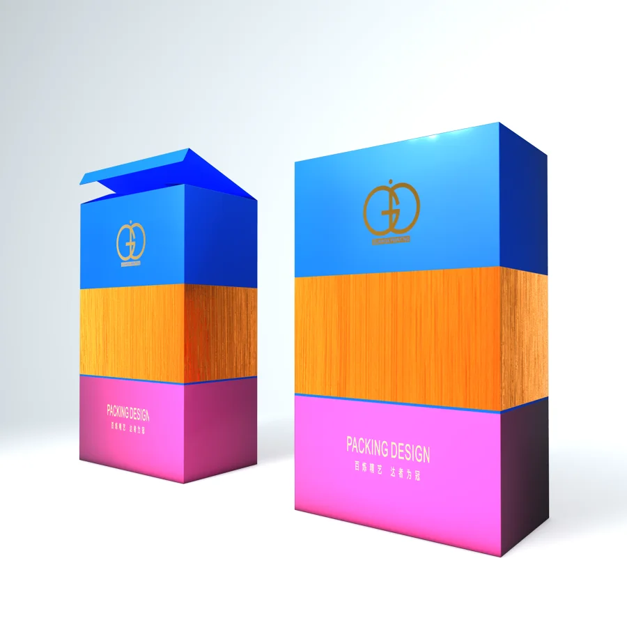 Flip Folder Fragrance Gift Box Custom Luxury Perfume Packages Colorful Perfume Boxes