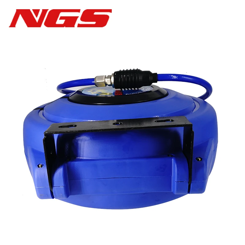 Wall Mount Pneumatic Compressor Automatic Compressed Air Hose Reel Retractable Telescopic PU 8*5 10 12 10M 15M 20M 25M