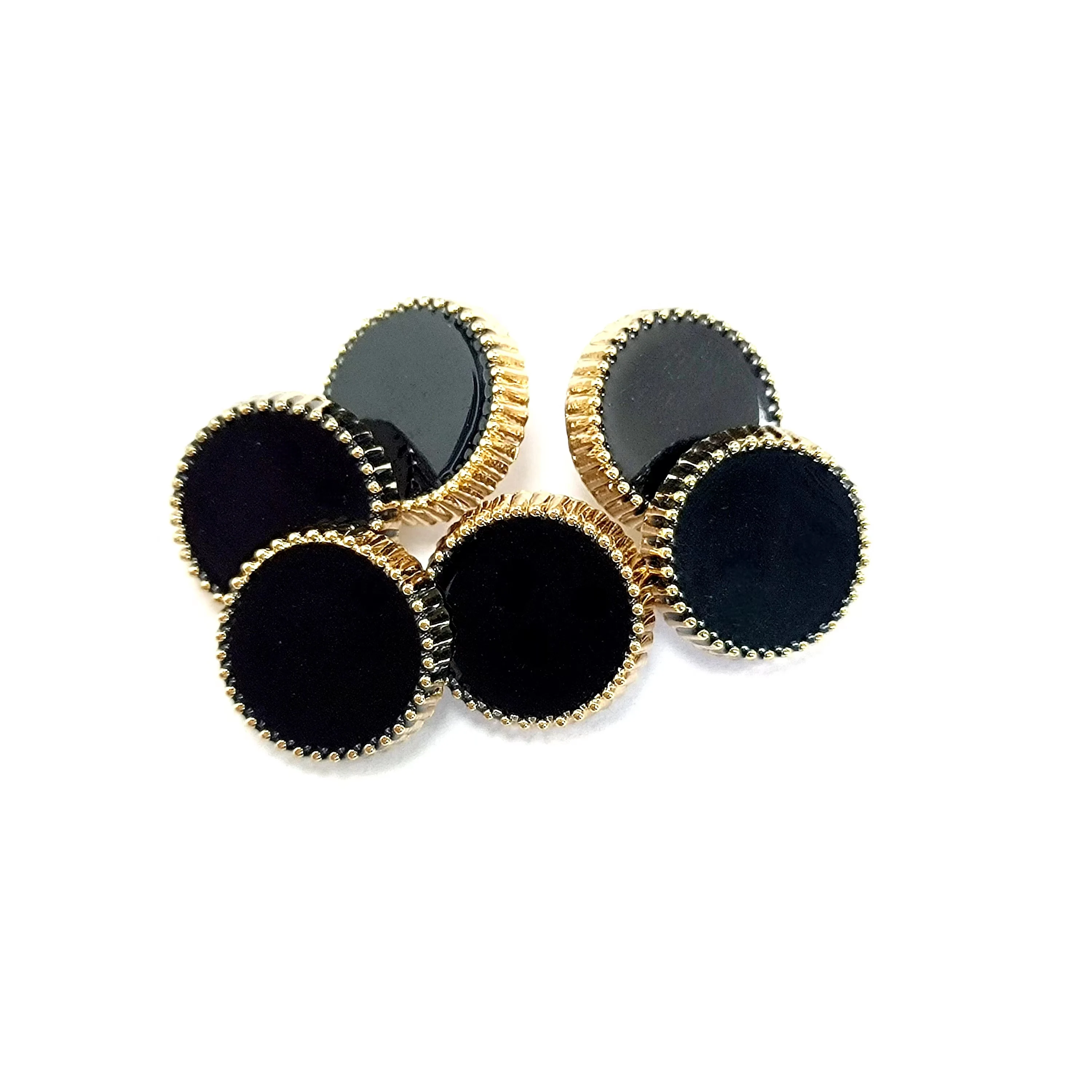 Factory Custom  Exopy Coat Shirt Metal Sewing Button Shank Button For Garment