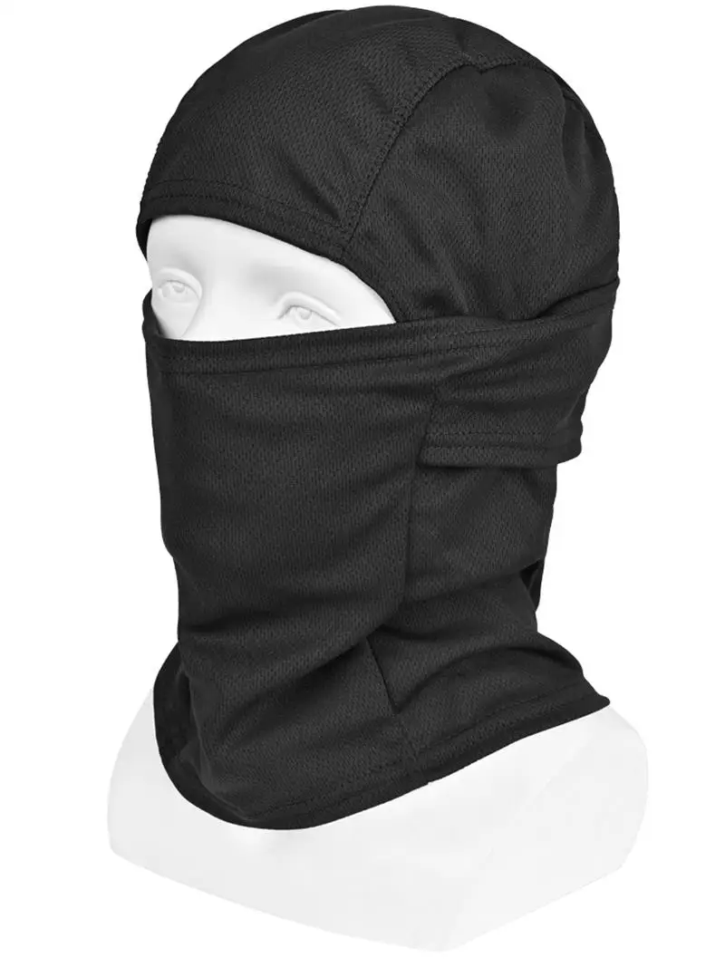 Custom Full Face Cover Knit Ski Mask for Snowboarding New Sublimation Design Digital Printing Breathable Winter Hat