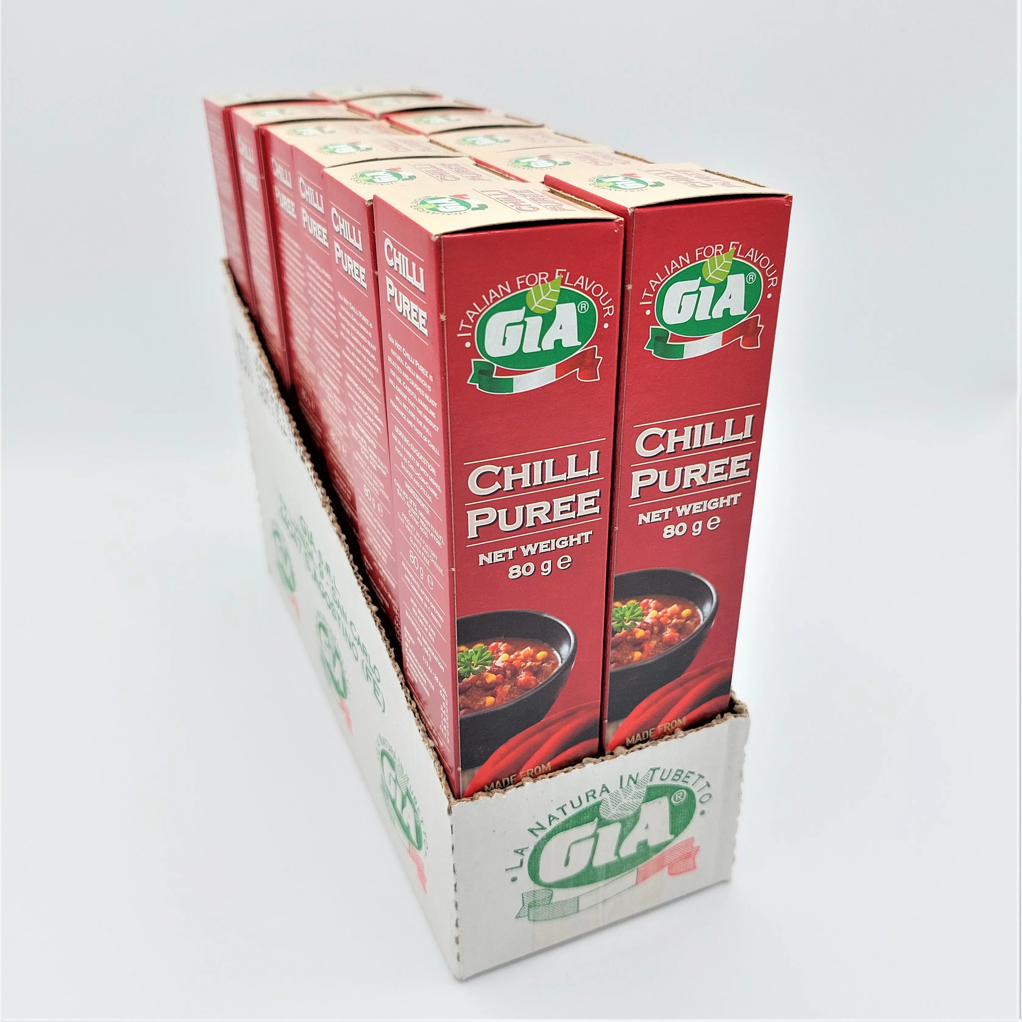 high quality made in italy CHILLI PUREE 80 g in tube GIA for export