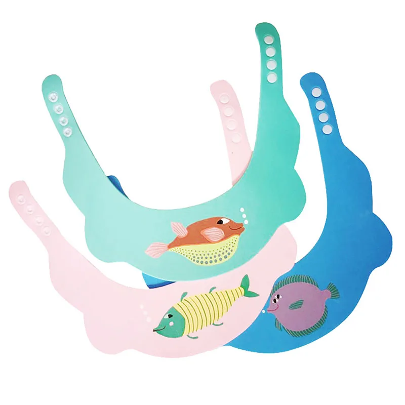 shampoo shields eva adjustable baby shower cap bath protect eyes hair visor hat for kids