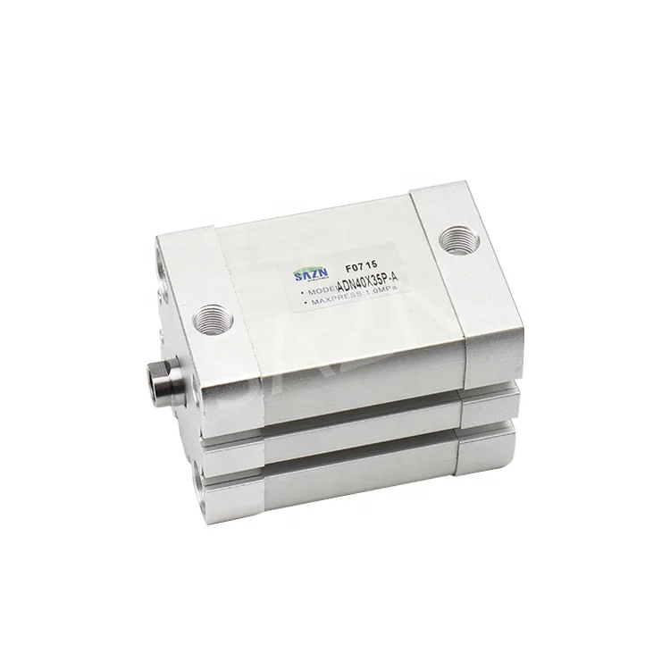 Airtac ADE Series ISO21287 Standard Compressed Small Piston Thin Type Pneumatic ADN Compact Cylinder