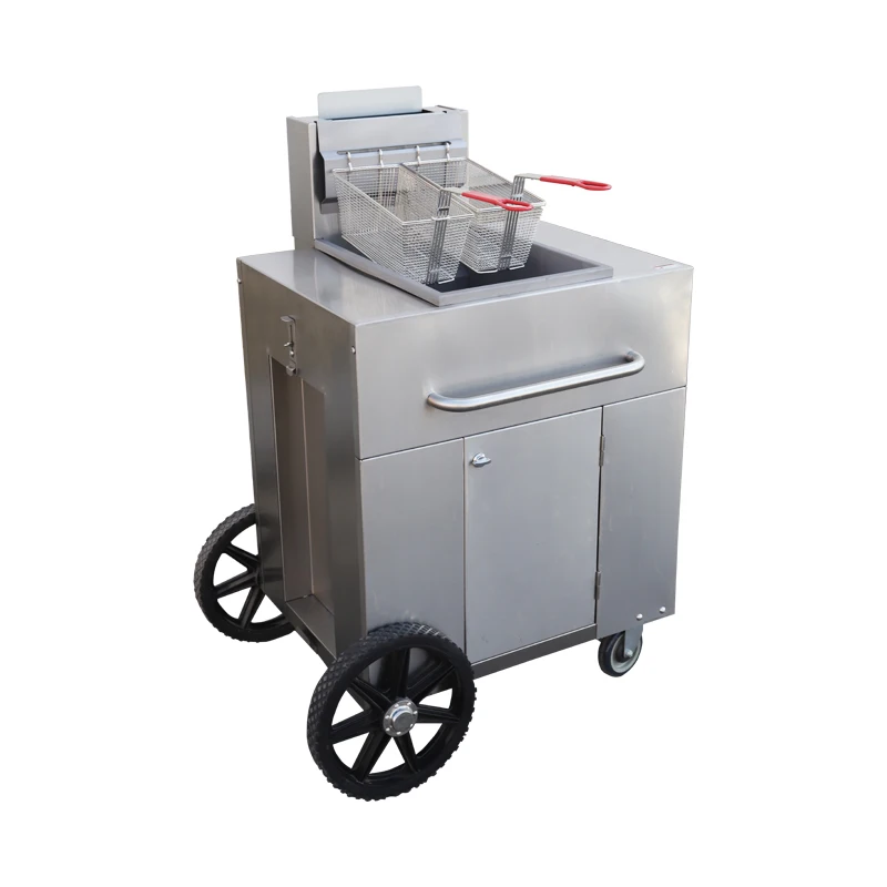 Commercial gas Fryer KFC gas deep fryer Broaster Chicken Fryer with Oil Filter