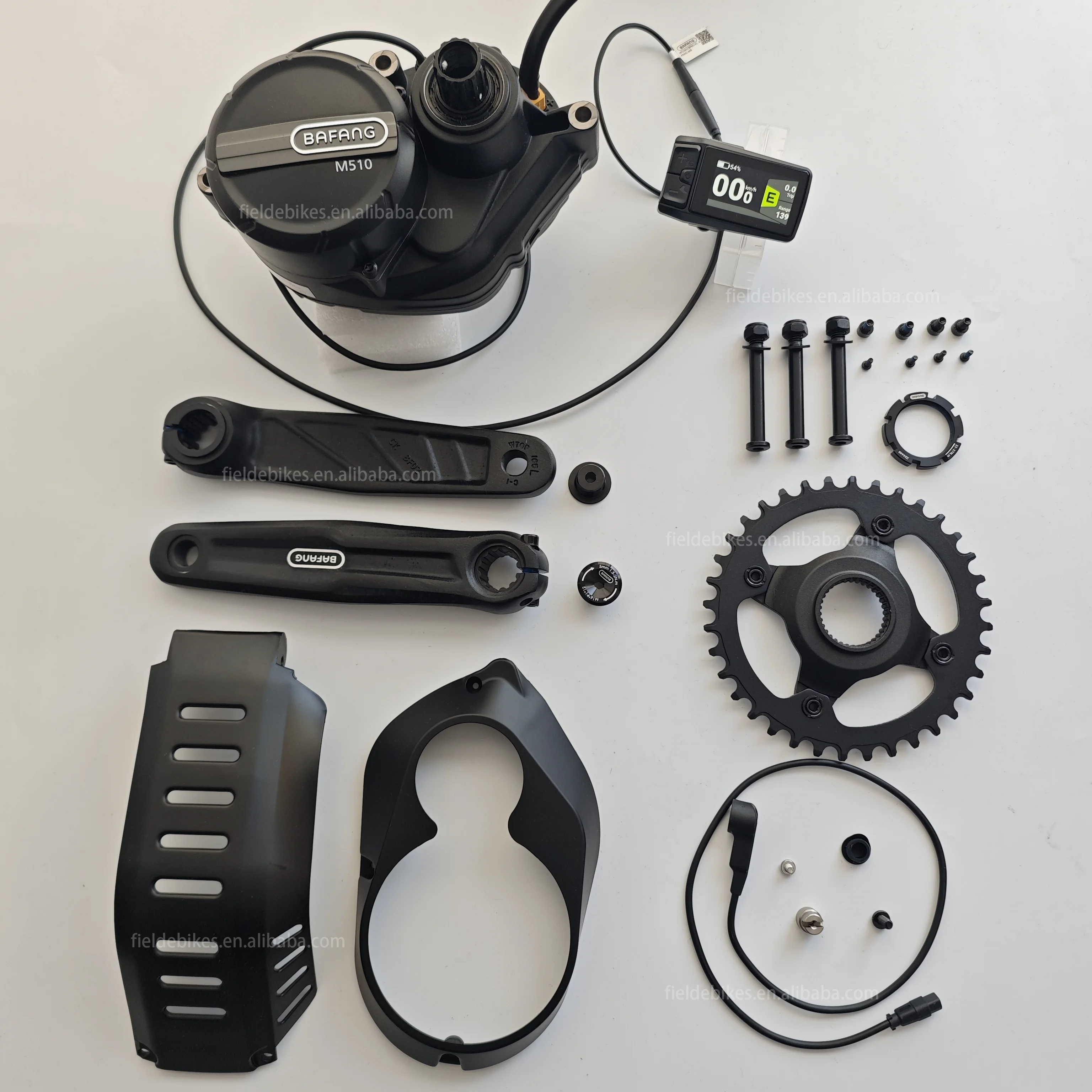 Fast Delivery Dengfu E10 Frame Matched Bafang M510 48v 250w Mid Motor Kit  With DPC010/DPC080/DPC245 BT Display