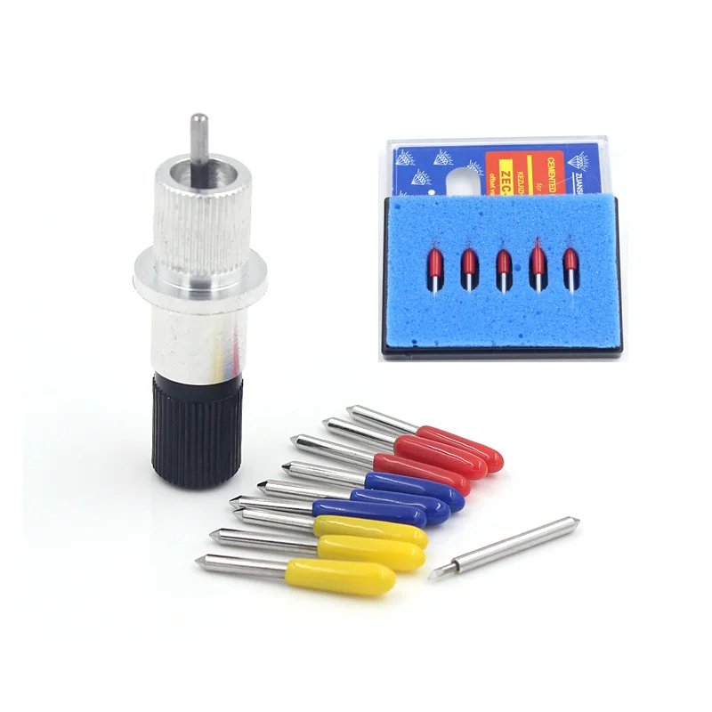 Facoty hot vinyl plotter cutter 30 45 60 degree graphtec vinyl cutting blade computer lettering reflective film engraving knife
