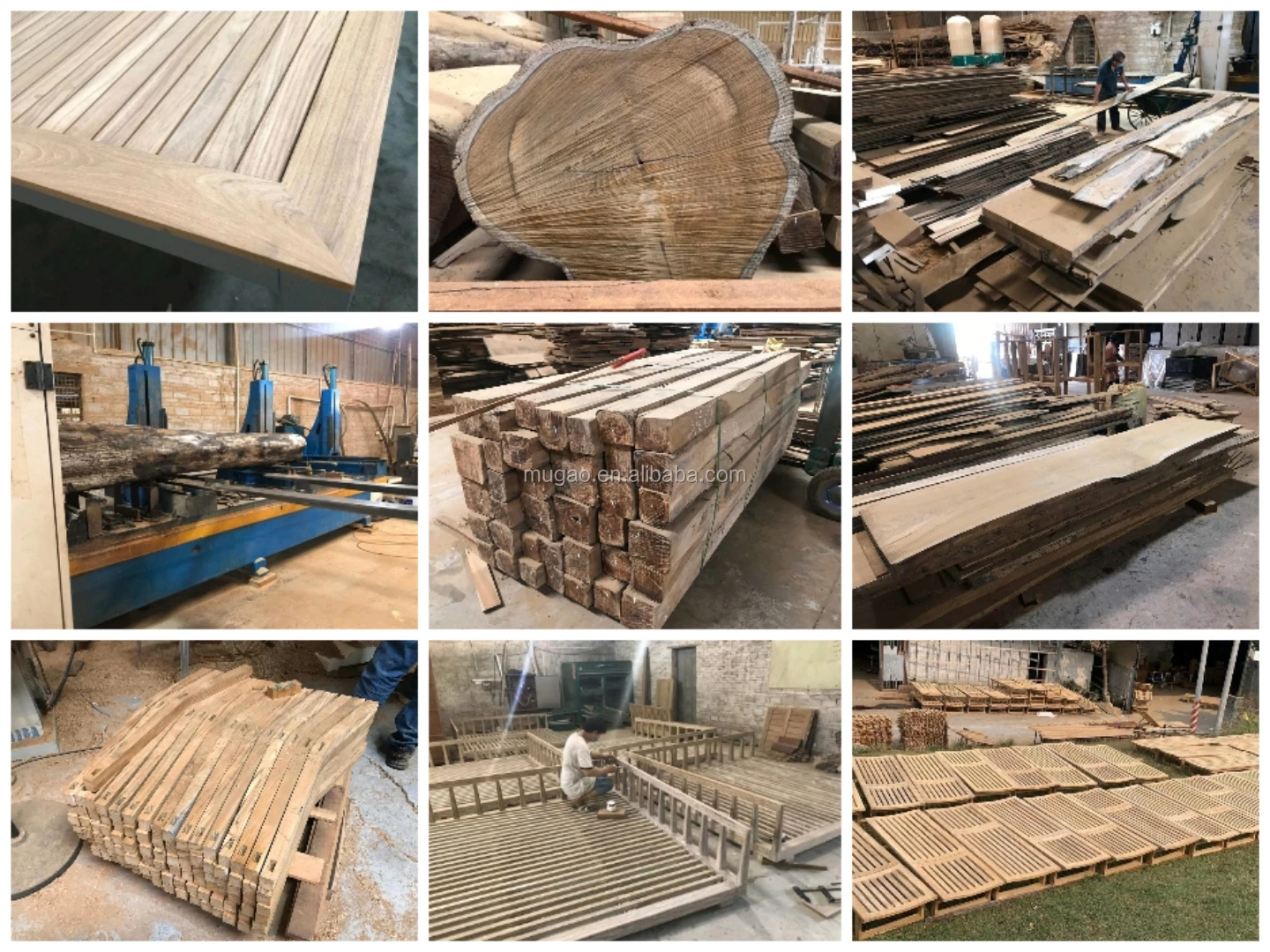 High quality garden furniture outdoor beach patio teak wood sessions external garden lounge sofas set outdoor for projects