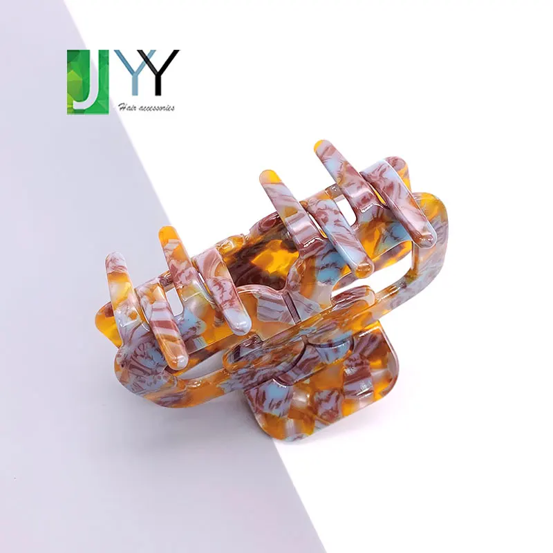 korean fashion new style hair claw hairclips acetate hollow claw clip wholesale eco friendly hair clamps accessories jaw clips