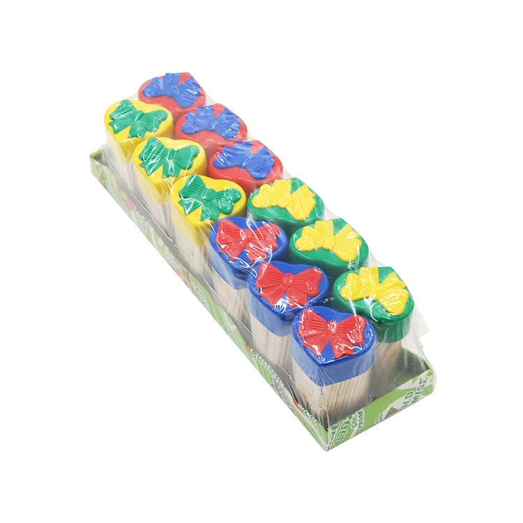 Manufacturer Wholesale 2 Points Round Wooden Decorative Toothpicks