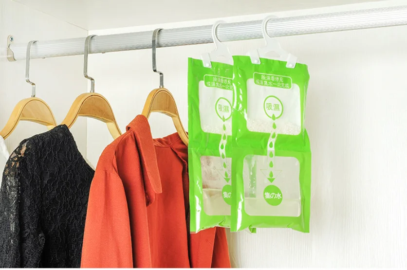 
Closet hanging moisture absorb bag wardrobe dehumidifier bag damp absorber 