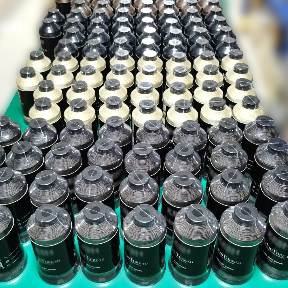 ARLANY Bonded Nylon Hair Weaving Thread Sewing Threads Weaving Threads for Making Wigs Hand Sewing Weft Hair Extension