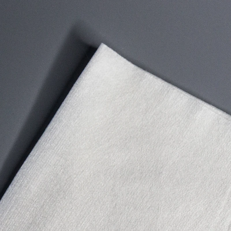 Disposable Thick Soft Bamboo Nonwoven Washcloths for Sensitive Skin for Face Salon or Hotel Use Adult Size Square Pattern