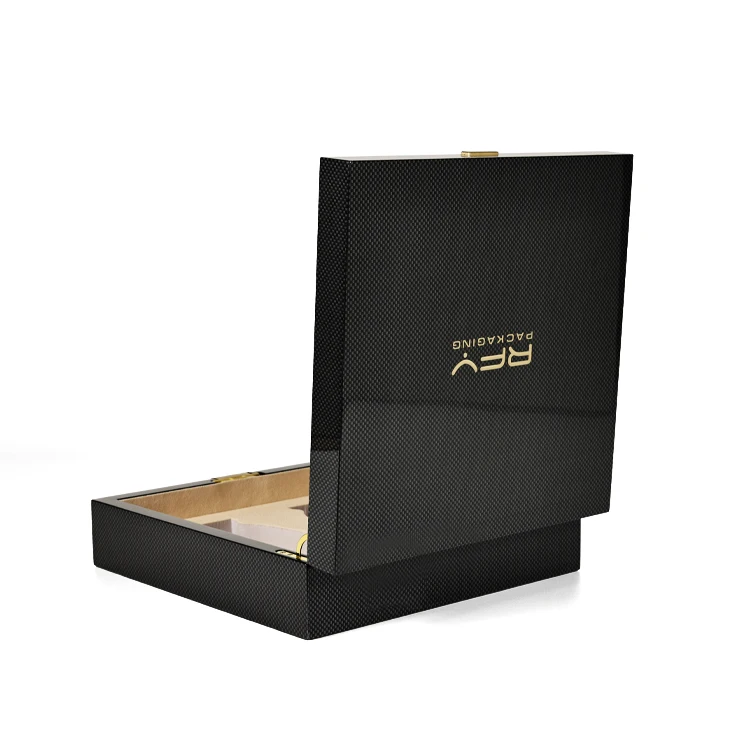 Luxury High Quality Diamonds Decoration Wooden Perfume Packaging Box Wooden Jewelry Storage Essential Oil Box Perfume