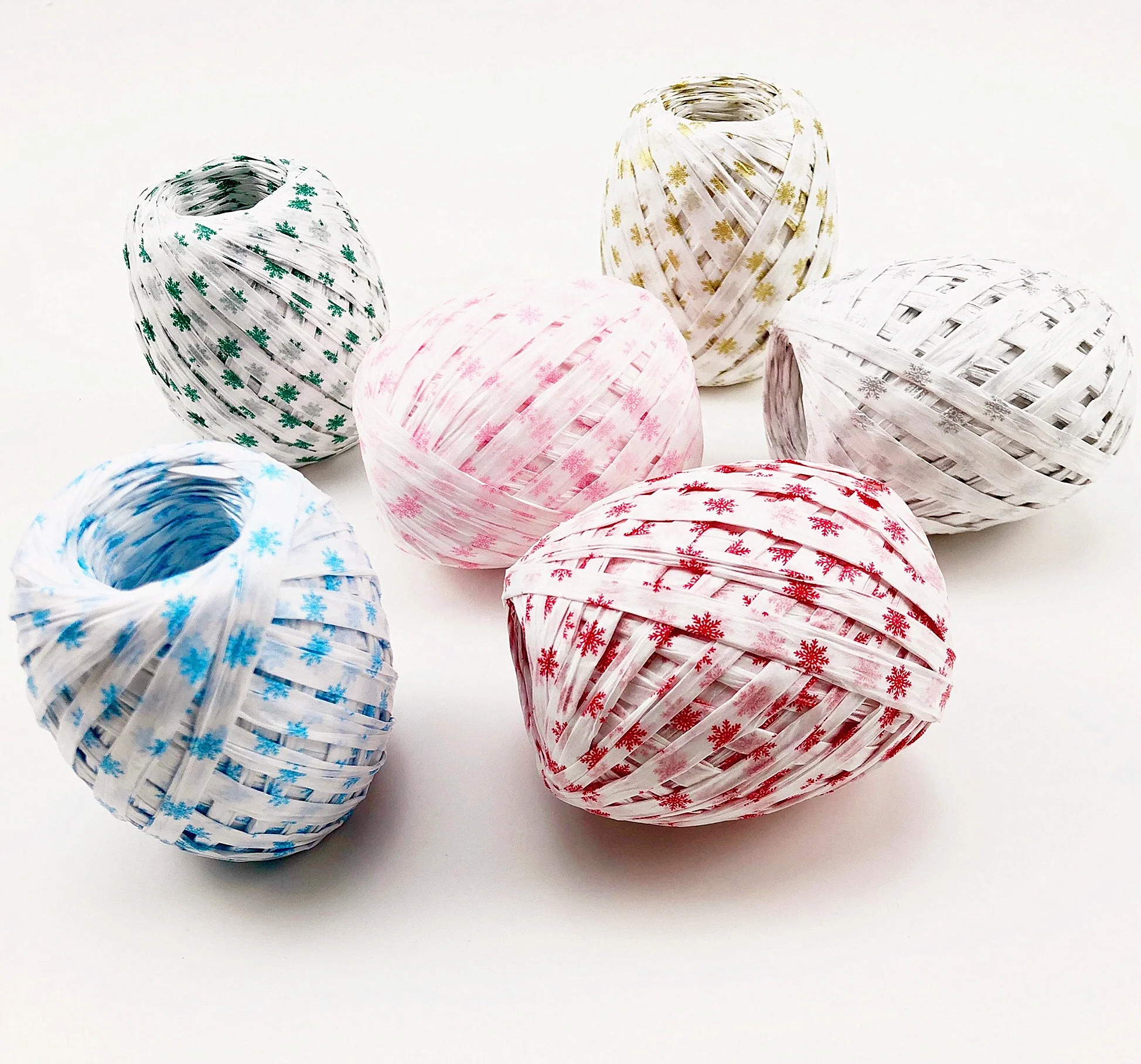  Новинка Лидер продаж бумажная лента из рафии с цветным принтом в форме сердца