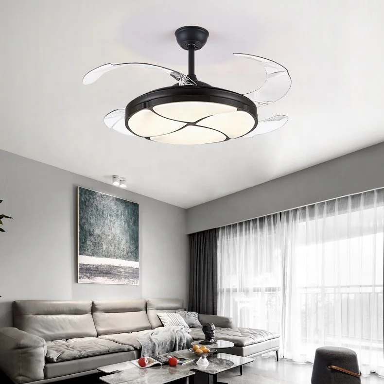 HITECDAD Hot Sell Luxury European Fan Lamp Cheap Chandeliers Modern Concise Style LED ceiling fan Light With 2-Year Warranty