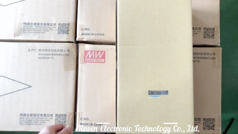 SE-1500-24 AC-DC 1500W 24V Mean well  single power supply low cost 2 years warranty remote sense function