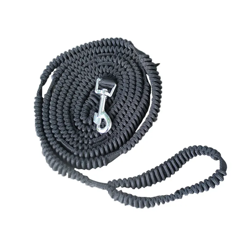 custom logo  water proof dog padded long supplies braided thick leash rope