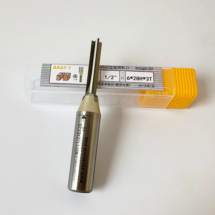 Arden TCT Three-Edge High-Speed Chip Breaker And Cutting Knife 3-Edge Cutting Knife AK47-2 Milling Cutter Router Bit