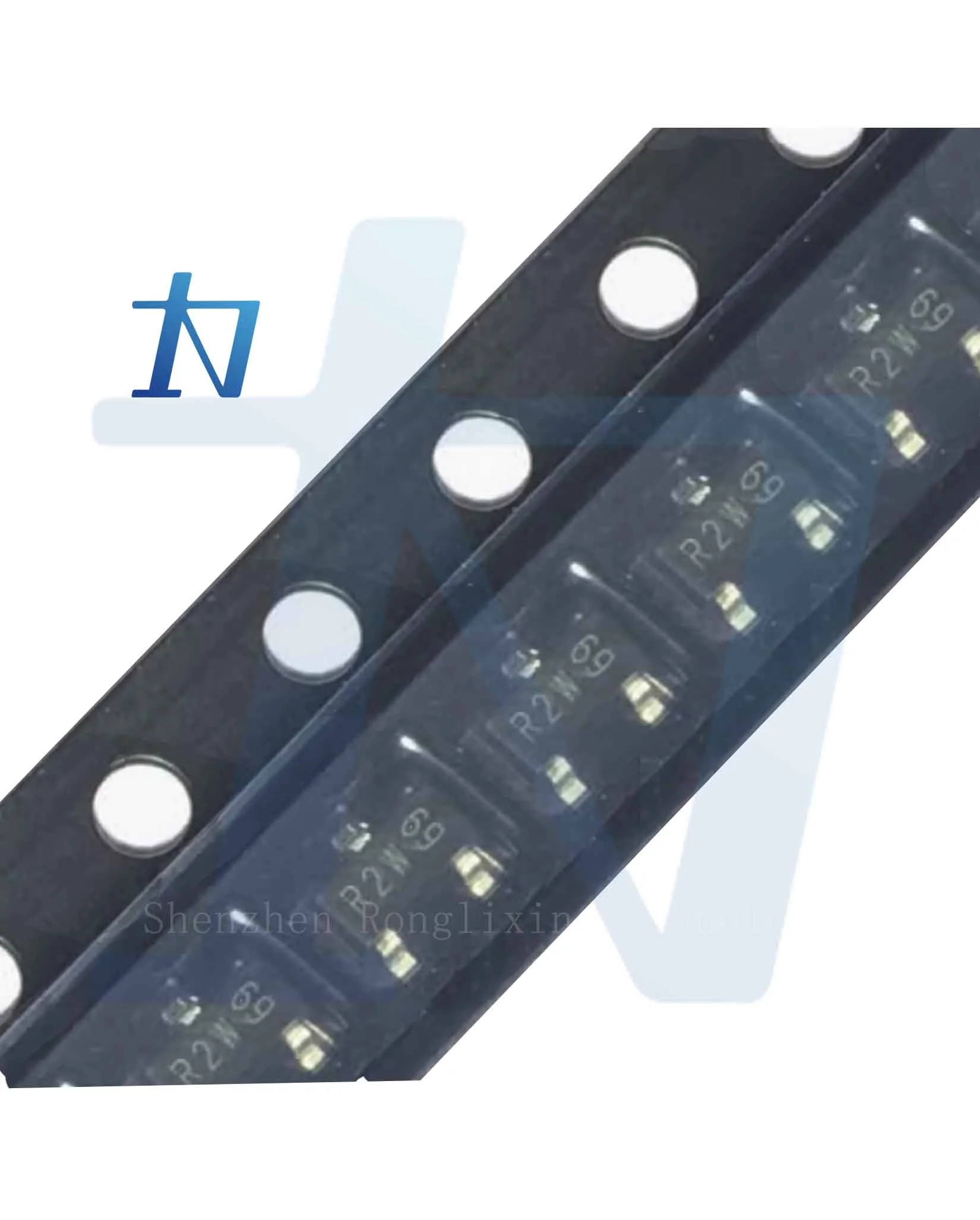 Screen printing  R2W  R2*  SOT23-3   Original Integrated circuit  IC  RF Bipolar Transistors Chip  Original  BFR93A
