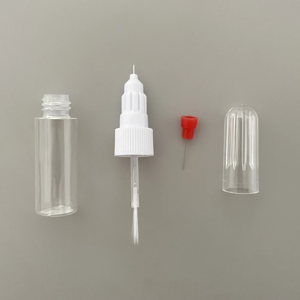 MLJ002-C001 Empty plastic nail polish art pen 7ML nail art Painting pen empty bottle soft squeeze tube