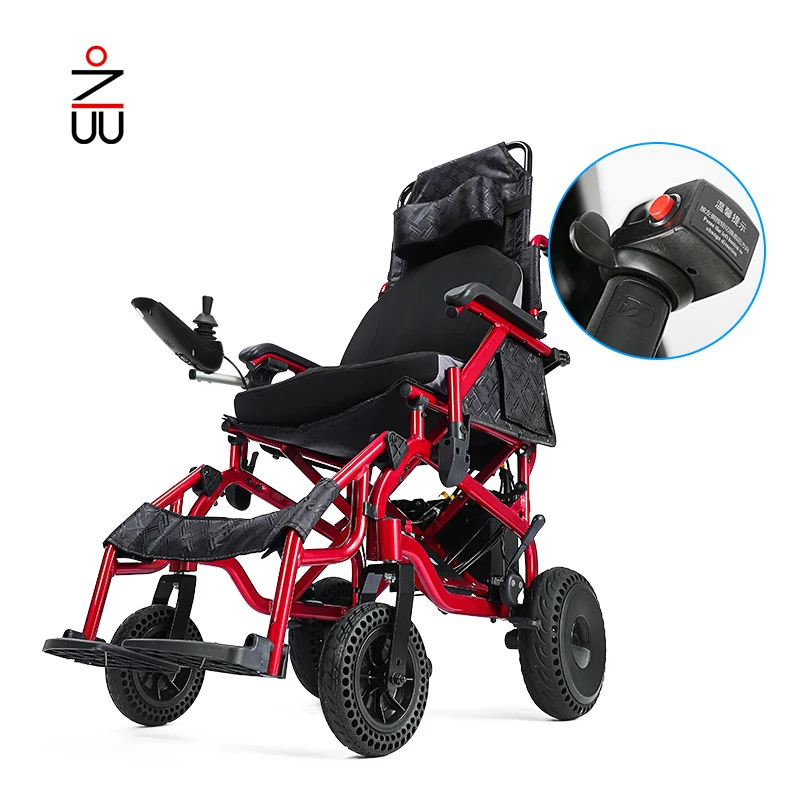 100 км Складная медицинская стандартная электрическая инвалидная коляска, самая дешевая