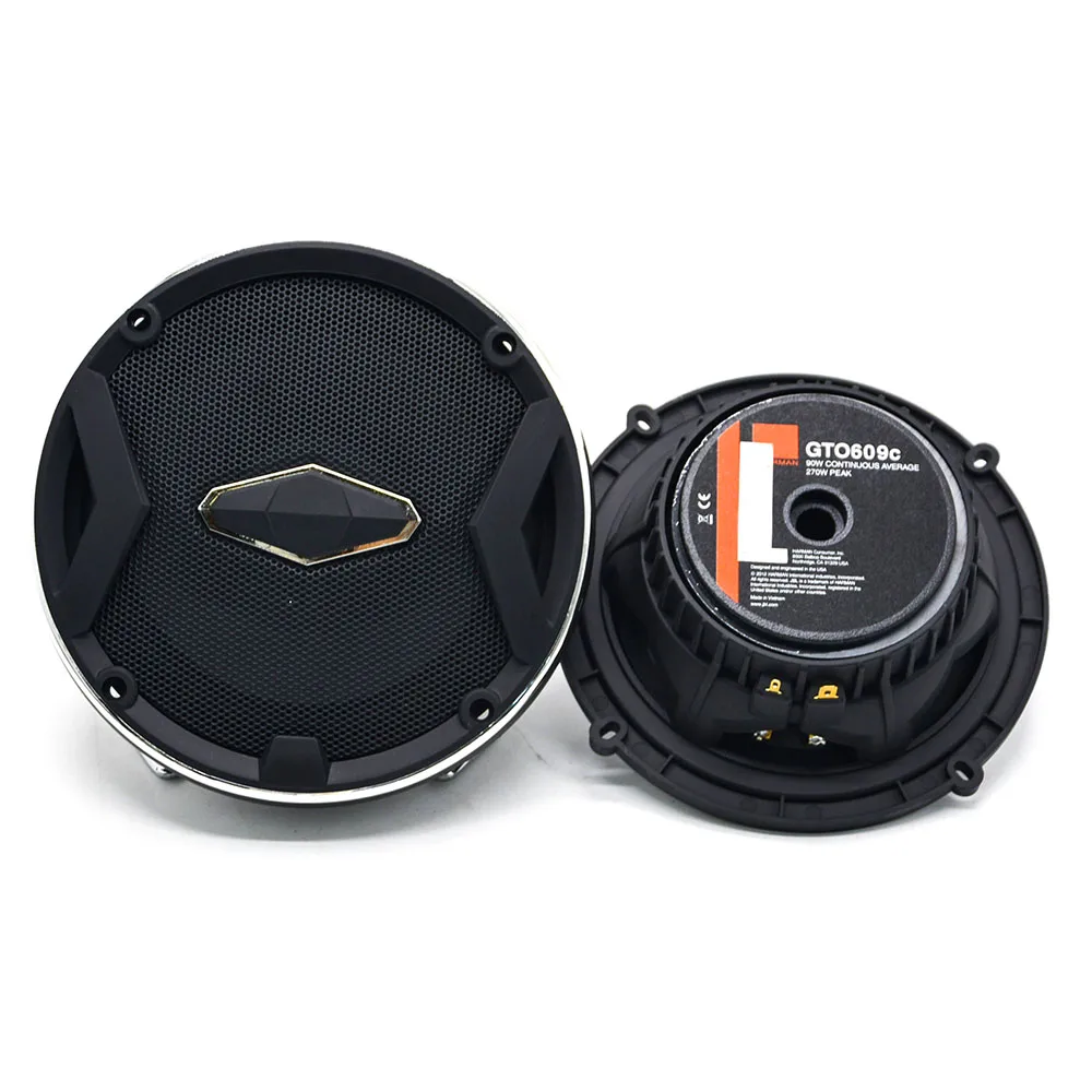 high quality 6.5 inch  2-way car component speaker professional powered active car full range speakers with tweeter
